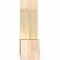 Ekena Millwork Portland Rough Sawn Timber Gable Bracket, Douglas Fir, 36"W x 19"H x 6"D x 6"F, 13/12 Pitch GBW036X19X0606POR00RDF - alternate 5